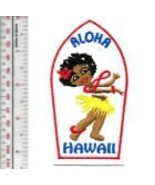Vintage Surfing Hawaii Hula Dancer on Surfboard &#39;Aloha from Hawaii Promo... - $186.21 MXN