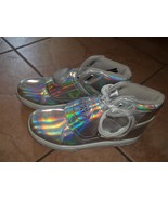 tennis shoes shoe beatz size 7 silver or shiney black reduced price! - $45.00