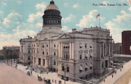 Post Office Kansas City Missouri MO 1910 Postcard C58 - $2.96