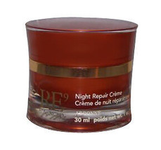 Arbonne RE9 Advanced Night Repair Cream Golden Jar 1.7 oz New Fast Shipping - $91.80