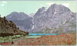 Gull Lake June Lake group north of Bishop California Union Oil Postcard - £5.83 GBP