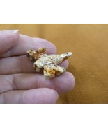 Y-DRAG-23) Tan DRAGONFLY fly figurine BUG carving SOAPSTONE PERU love dr... - €7,48 EUR