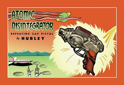 Atomic Disintegrator Repeating Cap Pistol 20 x 30 Poster - $25.98