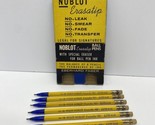 EBERHARD FABER Noblot Erasatip Ball Pens Blue 2235 Lot Of 6 Vtg Collecti... - $17.77