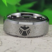 Free Shipping JEWELRY Hot Sales 8MM Shiny Silver Bevel Marvel Agents of Shield M - £29.26 GBP
