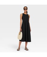 A New Day Women&#39;s Sleeveless Knit Ballet Dress XX-LARGE Black W Pockets NEW - $35.82 CAD