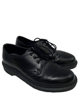 Dr. Martens Black Nappa Leather Mens Oxford Shoes US 8 Lace Up Cushion Non Slip - $123.74