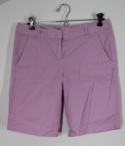 J Crew 0 Pink Cotton Long Bermuda Shorts 23190 - £16.43 GBP