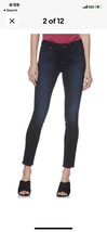 New Paige Verdugo Ultra Sknny mid-rise Jeans Woman Sz 28 In Pacifica Dark Blue - £77.25 GBP