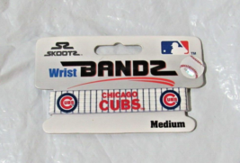 MLB Chicago Cubs White Wrist Band Bandz Officially Licensed Size Medium ... - £10.16 GBP