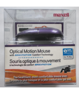 Ergomotion Optical Motion Mouse Maxell Mini Transceiver PURPLE NEW - $24.74