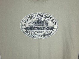 C. OLIVER CLOWESOFF &amp; CO. XL Beige Short Sleeve Graphic-Tee Shirt No. 5 ... - £11.17 GBP