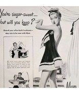 1947 Mum Deodorant Sexy Woman Advertisement Beauty Odor Control DWPP21 - $35.07 CAD