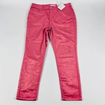 Lauren Conrad High Rise Skinny Womens Jeans Size 16 Pink Stretch Kohl&#39;s NWT $50 - $47.49