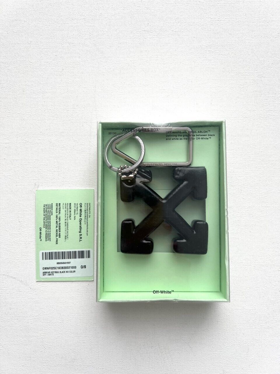 Off white keyring hotsell