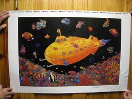 Yellow Underwater Artist Poster Proof The Beatles By Tom Masse 1998-
sho... - $3,351.21 MXN