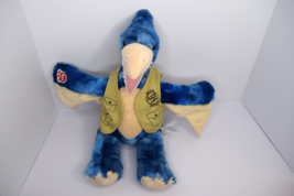Build A Bear Blue Pterodactyl  Plush 16&quot; Stuffed Animal w/ BABW Safari J... - $15.83