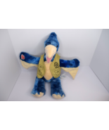 Build A Bear Blue Pterodactyl  Plush 16&quot; Stuffed Animal w/ BABW Safari J... - $295.73 MXN