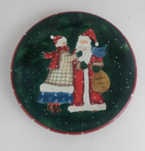 Set Of 2 Santa Mates by Noble Excellence 8 3/8&quot; Plate - $311.94 MXN