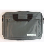 LAPTOP CARRY CASE BAG GREY Vinyl Shoprider 2 Compartment tote w/ Blk Handle - $13.46 CAD