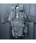 RAP4 Tactical Paintball Vest Black Zippered Front Adjustable - $427.46 MXN