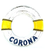 11.5&quot; Hand Carved Corona Beer Ring Lifesaver Buoy Wooden Wall Hanging Ar... - £15.77 GBP