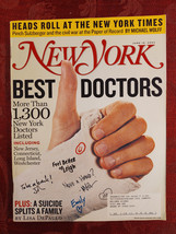 NEW YORK magazine June 16 2003 Best Doctors in NYC Hollis G Potter Allen Myerson - £12.65 GBP