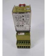 Releco C3-A 30 Relay 120-240VAC 10A W/CT3-E20/H &amp; CS-11 Comat Sockets  - $35.77 CAD