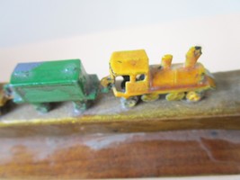 Vintage Railroad Spike Nail On Wood Base Train Locomotive Caboose Retro Original - £83.69 GBP
