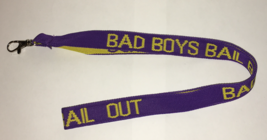 BAD BOYS BAIL BONDS Lanyard (Purple &amp; Yellow color) - $20.00