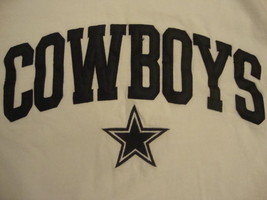 NFL Dallas Cowboys National Football League Fan White T Shirt adult size S - $12.86