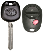 Toyota H Transponder Chip Key + Remote Fob Alarm for Sienna 2014-2017 3B A+++ - £18.49 GBP