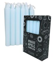 Light Blue Peace Protection Pack of 12 Wicca Occult Witch Spell Chime Ca... - €13,82 EUR