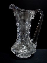 American Cut Crystal Corp. Hand Cut Crystal Pitcher ca 70s  - £51.14 GBP