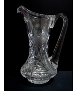 American Cut Crystal Corp. Hand Cut Crystal Pitcher ca 70s  - $65.00