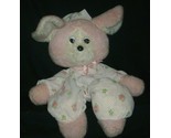 20&quot; VNTAGE COMMONWEALTH TOY PINK ZIPPER EASTER BUNNY RABBIT STUFFED ANIM... - $46.55