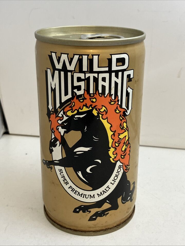 Wild Mustang Beer Can 12 Oz Pittsburgh Brewing Co - $9.85