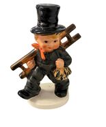 Vintage Goebel Chimney Sweep Figurine West Germany Lucky Sweep Boy Porcelain Fig - $25.20