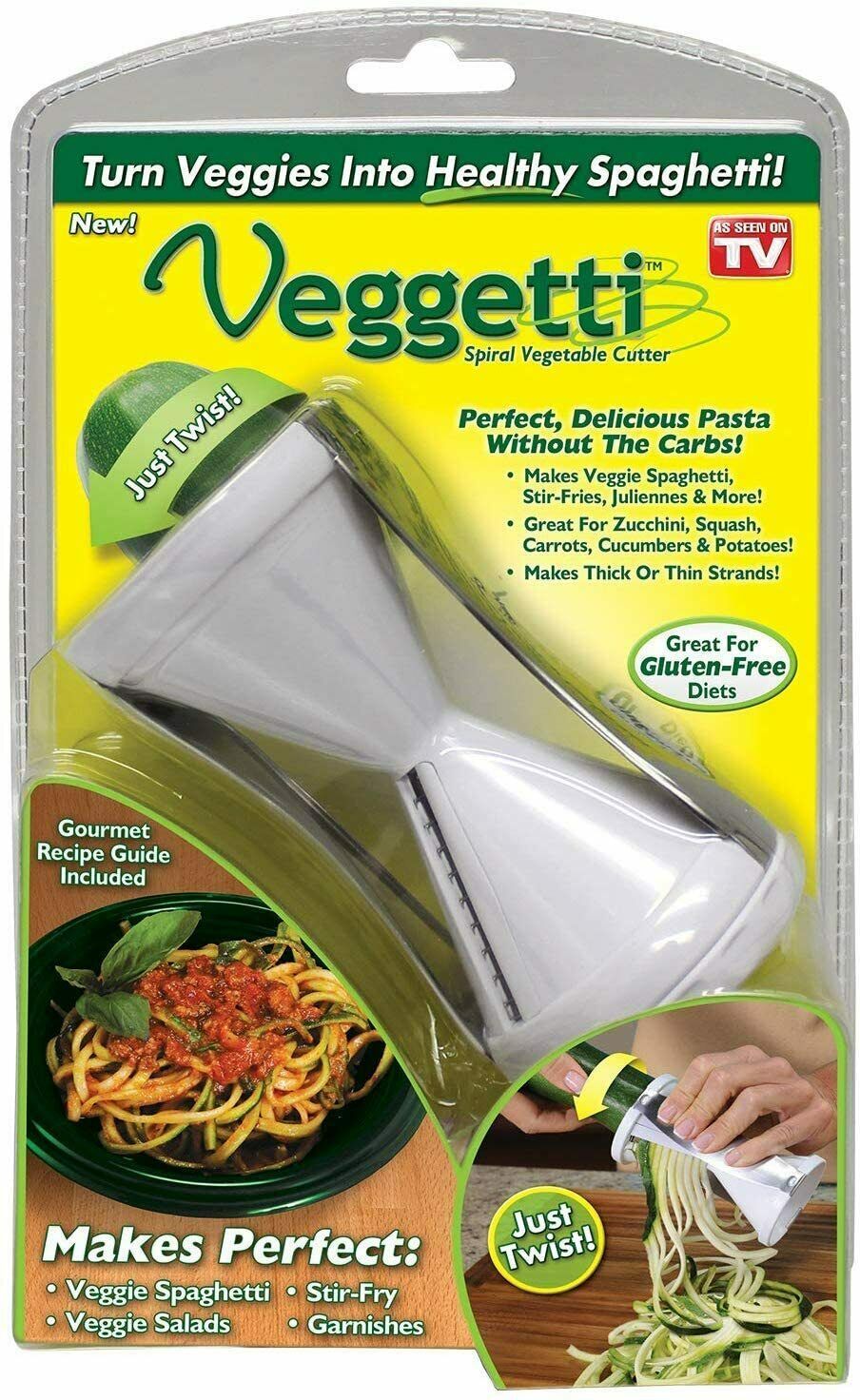 Veggetti Spiral Vegetable Cutter, Makes Veggie Pasta - $11.87