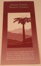 Vintage Mount Tomah Botanic Garden Brochure Australia BRO11 - £8.50 GBP