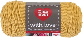 Red Heart With Love Yarn-Cornsilk - £15.23 GBP
