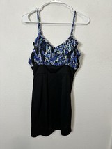 Forever 21 XXI Women’s Blue Geometric Black Mini Dress Size Medium - £13.12 GBP