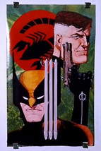 1989 Avengers Sgt Nick Fury/Uncanny X-Men Wolverine 34×22 Marvel Comics poster 1 - £22.90 GBP