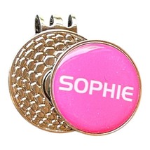 &quot; SOPHIE &quot; CRESTED FUSION HAT OR CAP CLIP, MAGNETIC PINK BALL MARKER - $171.75 MXN