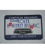 CHRYSLER PRESENTS 32nd MONTEREY HISTORIC 2005 PARTICIPANT (Patch) - $1,194.39 MXN