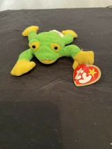 Ty Teenie Beanie Baby Smoochy the Frog - $2.25