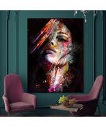 Abstract character decorative canvas painting - $455.46 MXN+