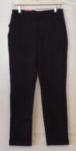Dalia Narrow Leg Tummy Control Dress Pants Pockets BLACK Women&#39;s Sz M NWT - $19.65