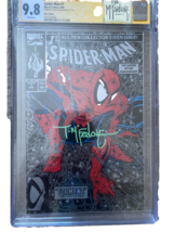 Spider-Man #1 CGC 9.8 (1990) Signed By * Todd McFarlane * Silver Edition - $316.80