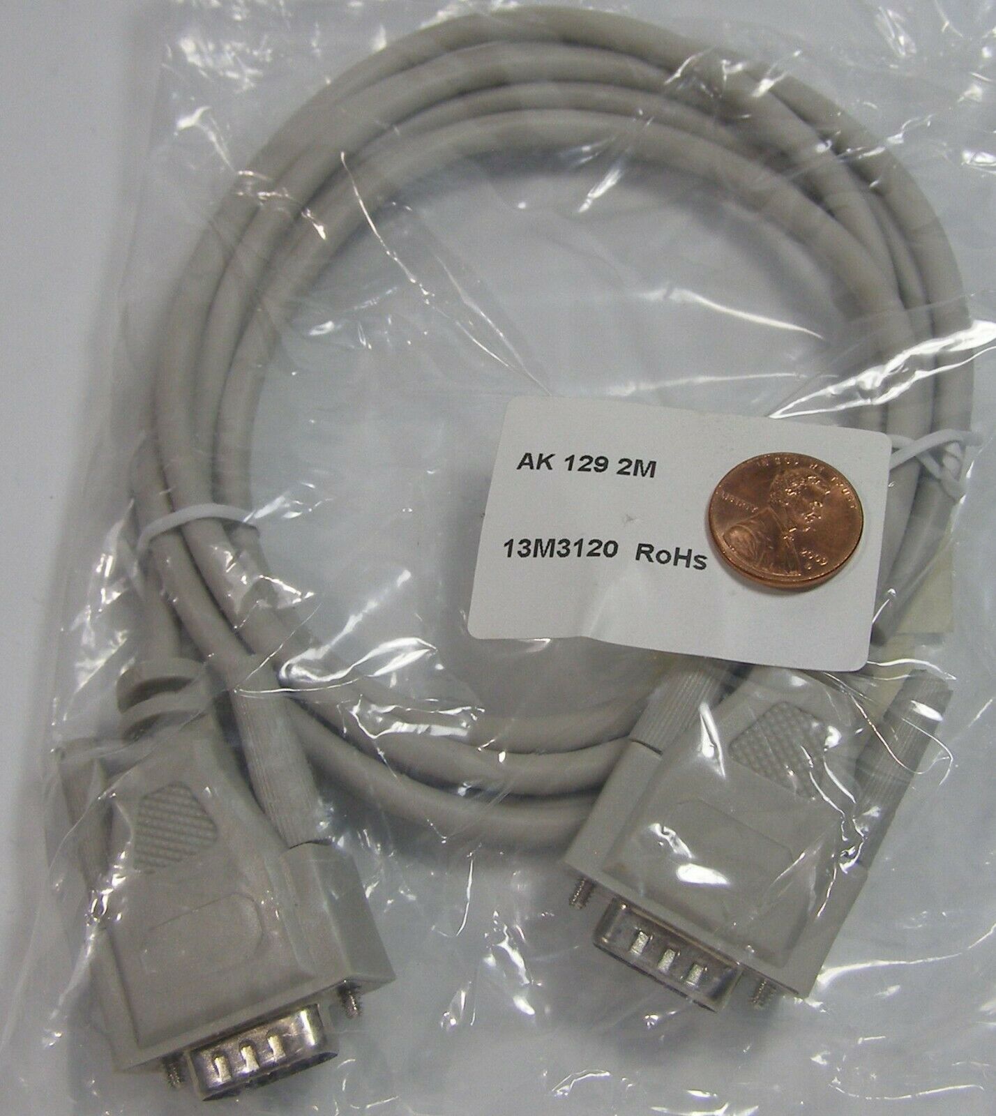 AK 129-2M 13M3120 RoHs D-Sub Cable 9 pin  1 Ct. - $5.99